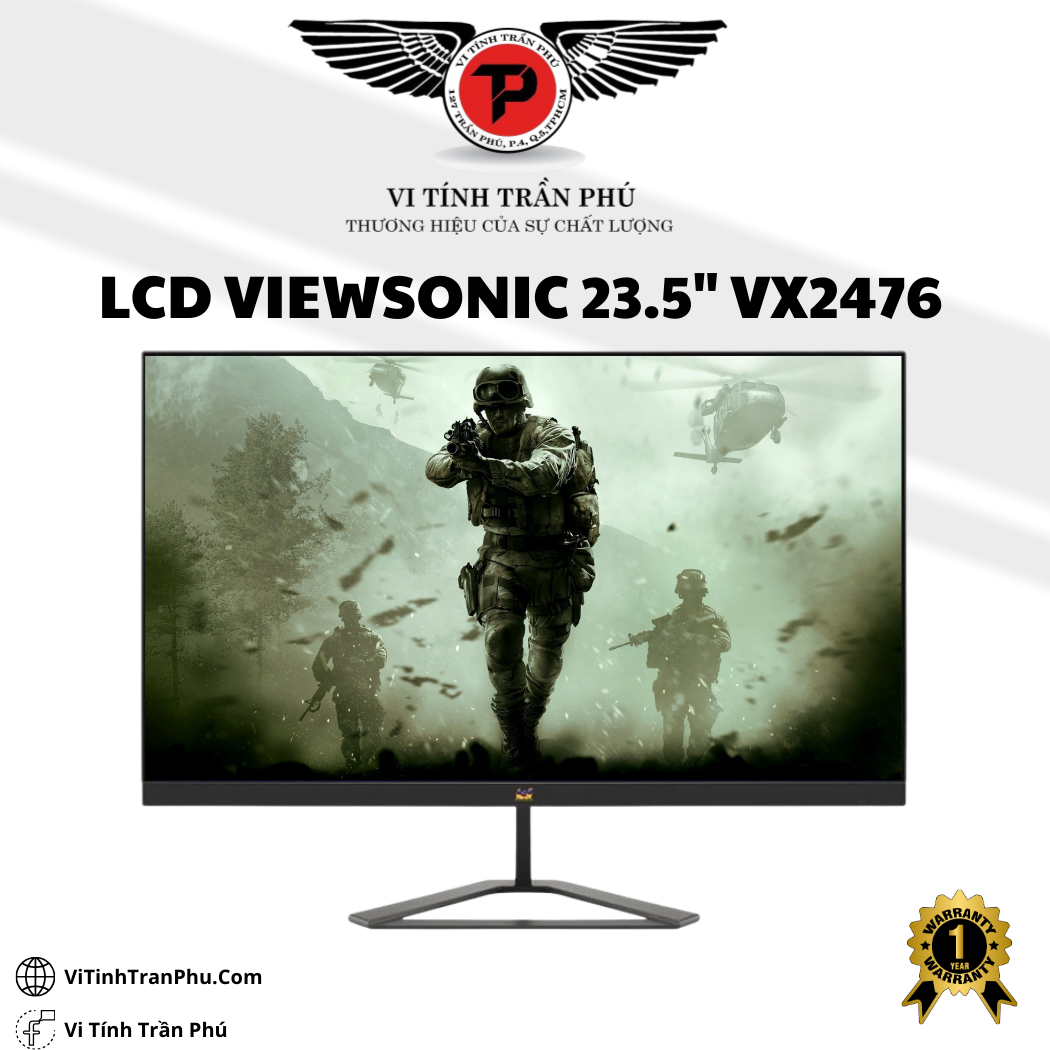 Màn Hình VIEWSONIC VX2476 HD - PRO 24″ ips 165Hz